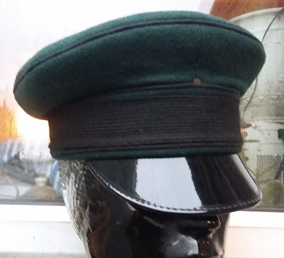 Chaquetas/Sombrero Militar Británico Verde Real/Los Rifles Ejército Vestido Pico 55 cm