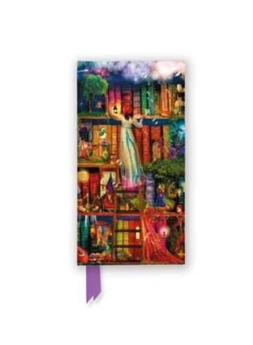 Aimee Stewart: Treasure Hunt Bookshelves (Foiled Slimline Journal): New
