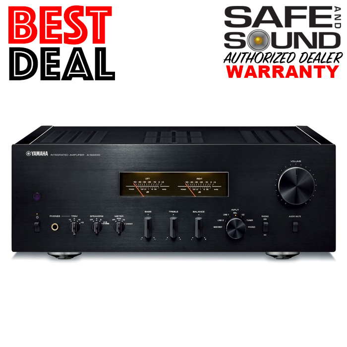 YAMAHA A-S2200 Black Integrated Amplifier - Customer Return-image