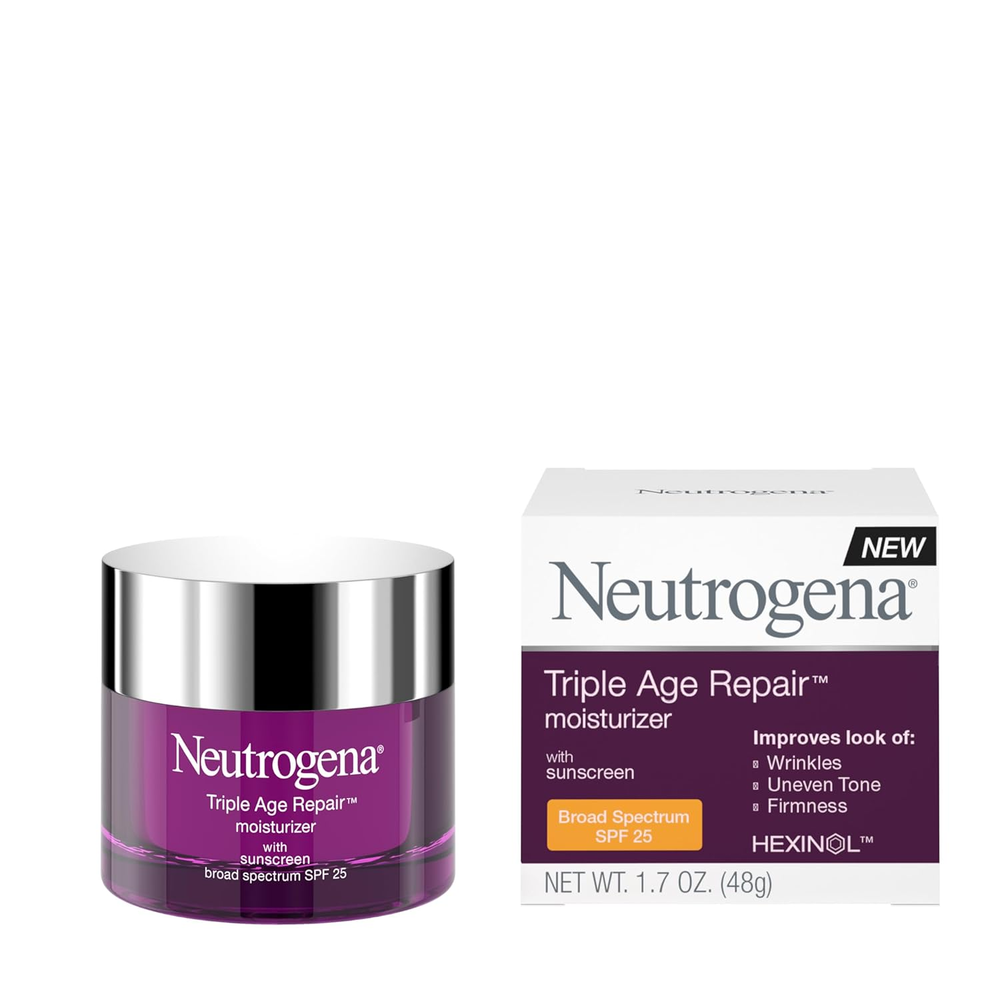Triple Age Repair Anti-Aging Daily Facial Moisturizer with SPF 25  & Vit C