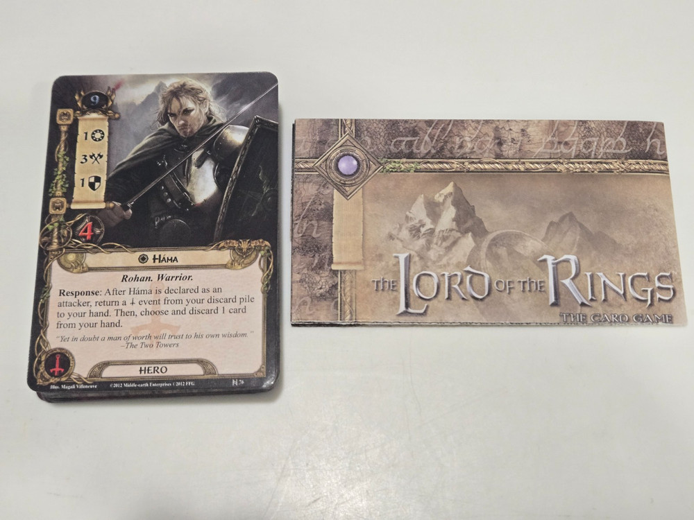 The Lord of the Rings Card Game The Long Dark Adventure Pack (Used)