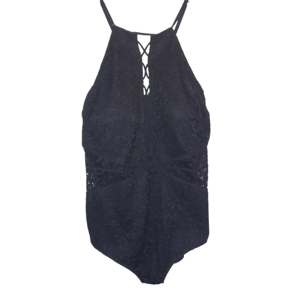 Profile by Gottex Black One Piece Swimsuit Size 22W