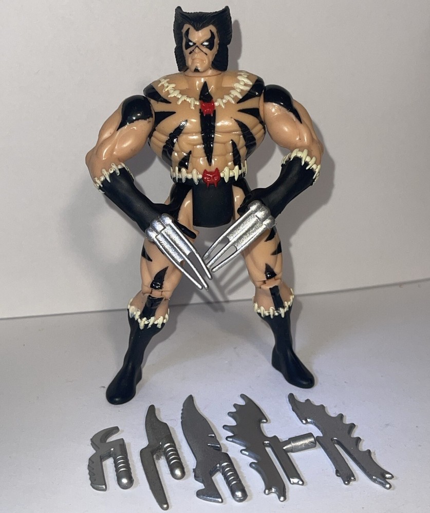 1996 Toy Biz Marvel X-Men Savage Land WOLVERINE 100% Complete