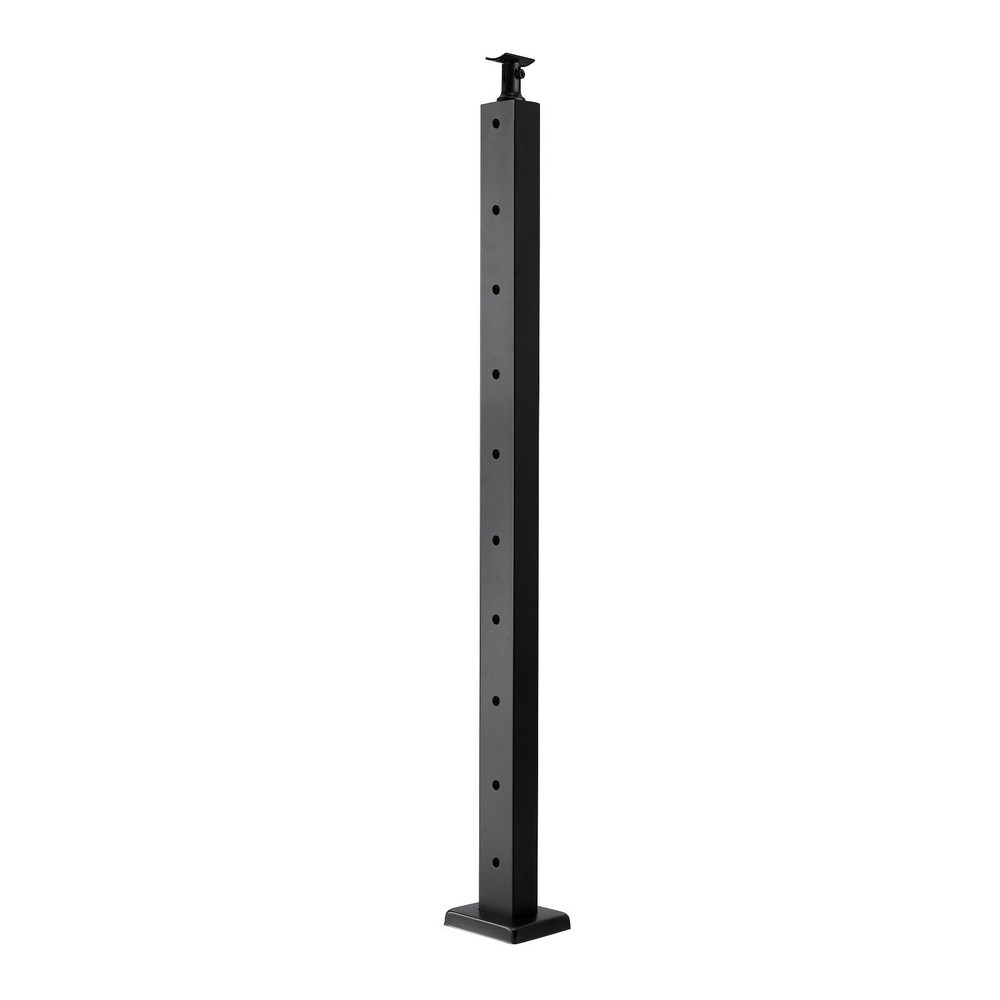 VEVOR 36x1x2 Inch Stainless Steel Cable Railing Post for Level Deck or Stairs - 1 Pack
