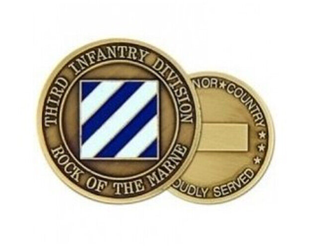 3rd Infantry Division Military Challenge Coin Collectible