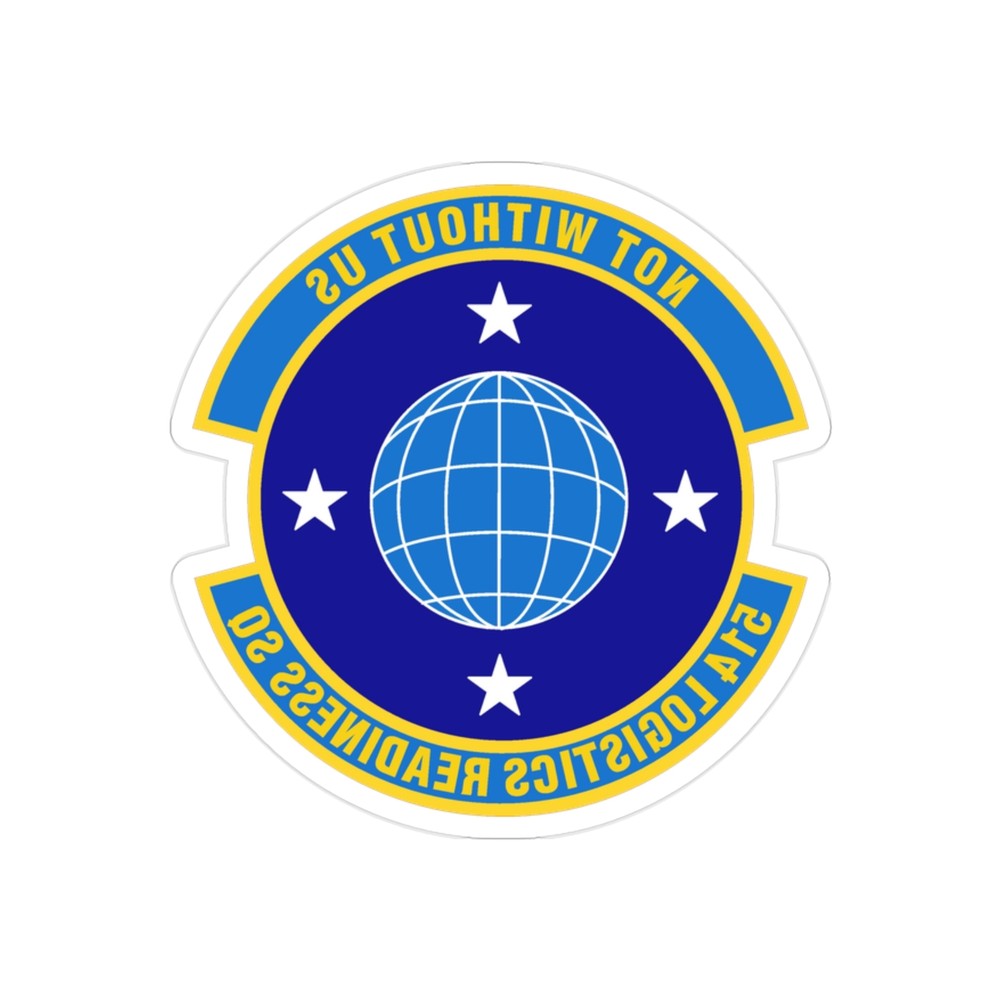 514th Logistics Readiness Sq USAF Reverse Print Clear Sticker-image