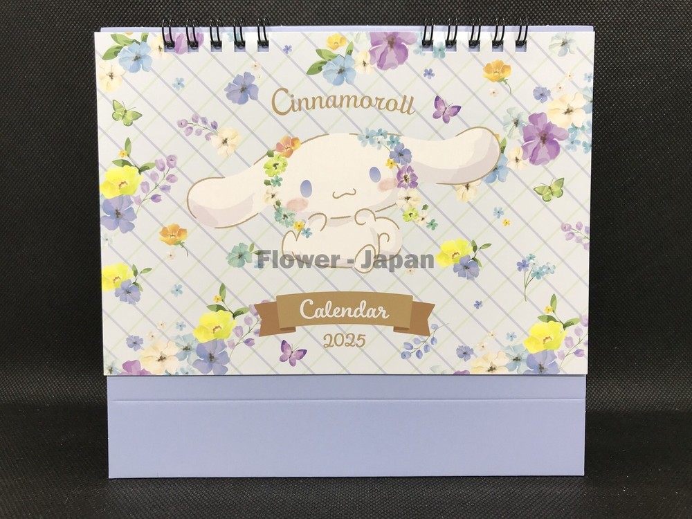 Sanrio Character 2025 Desk Calendar Cinnamoroll Pattern Stationery Anime