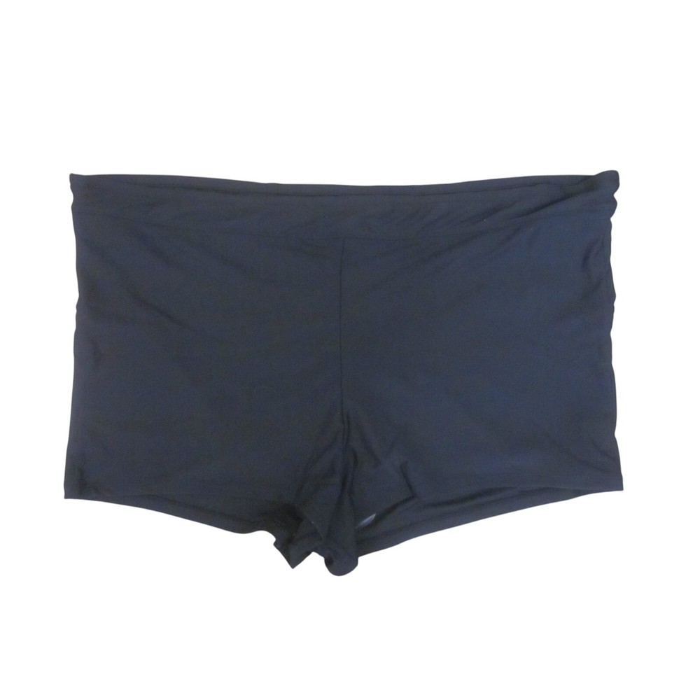 NWT TIME AND TRU Black Boyshort Bathing Swimsuit Bottom  Sz 3X