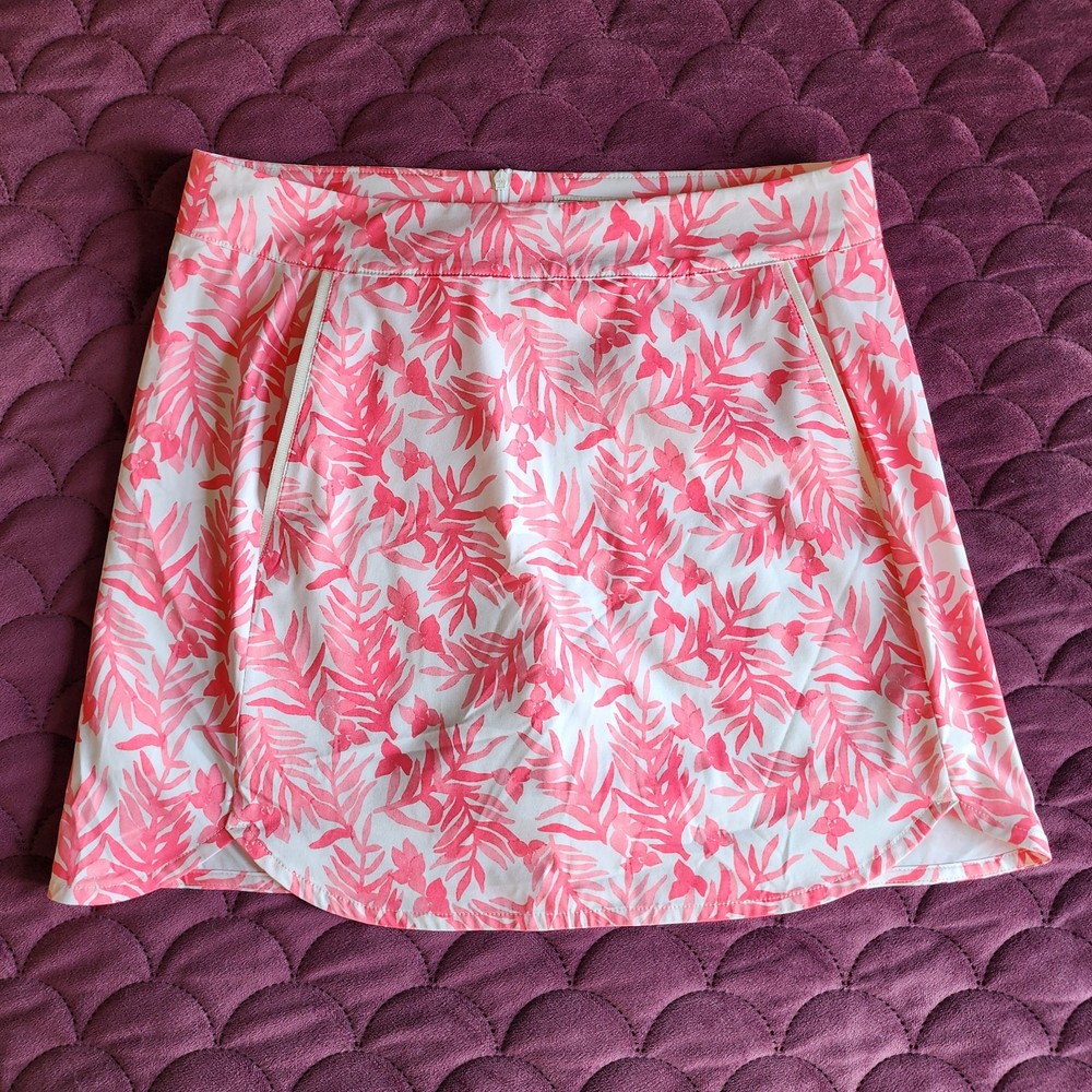 Vineyard Vines Performance Skort Womens Pink Skirt Tennis Golf Pickelball Siz 10