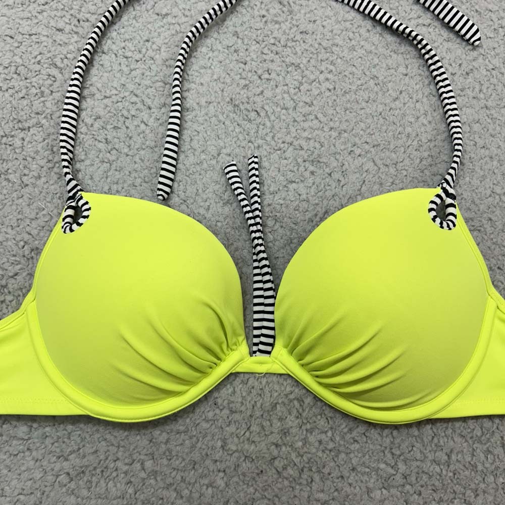 Victoria Secret Swim Bikini Top Womens Size 34C Push up Beach Swimwear