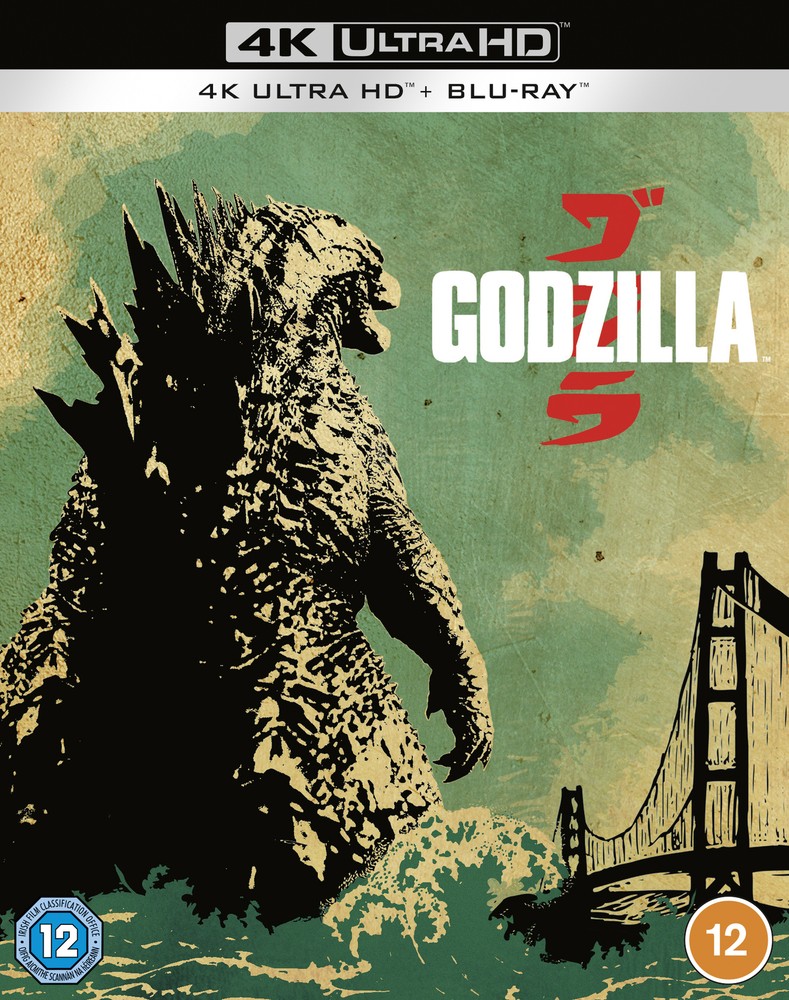 Godzilla (2014) (4K UHD Blu-ray) Aaron Johnson Bryan Cranston David Strathairn