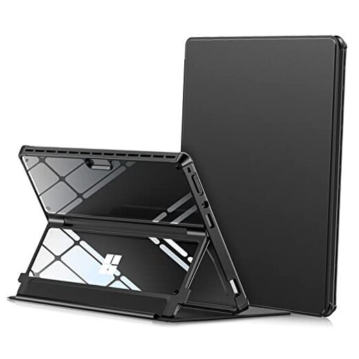 Microsoft Surface Pro 8 Case and Cover, [Military-Grade Drop Protection] Black