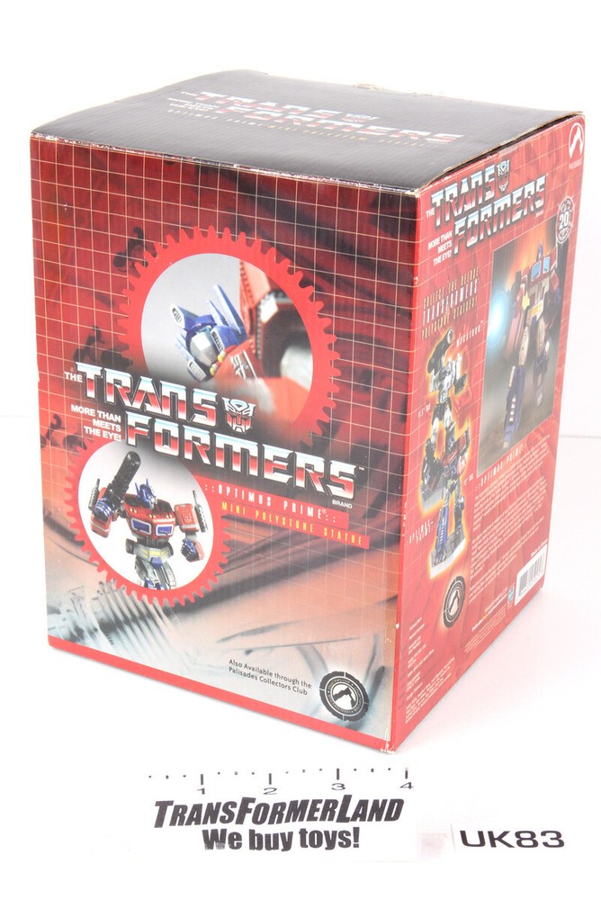 Optimus Prime Sealed MISB Palisades Polystone Mini Statues Busts Transformers