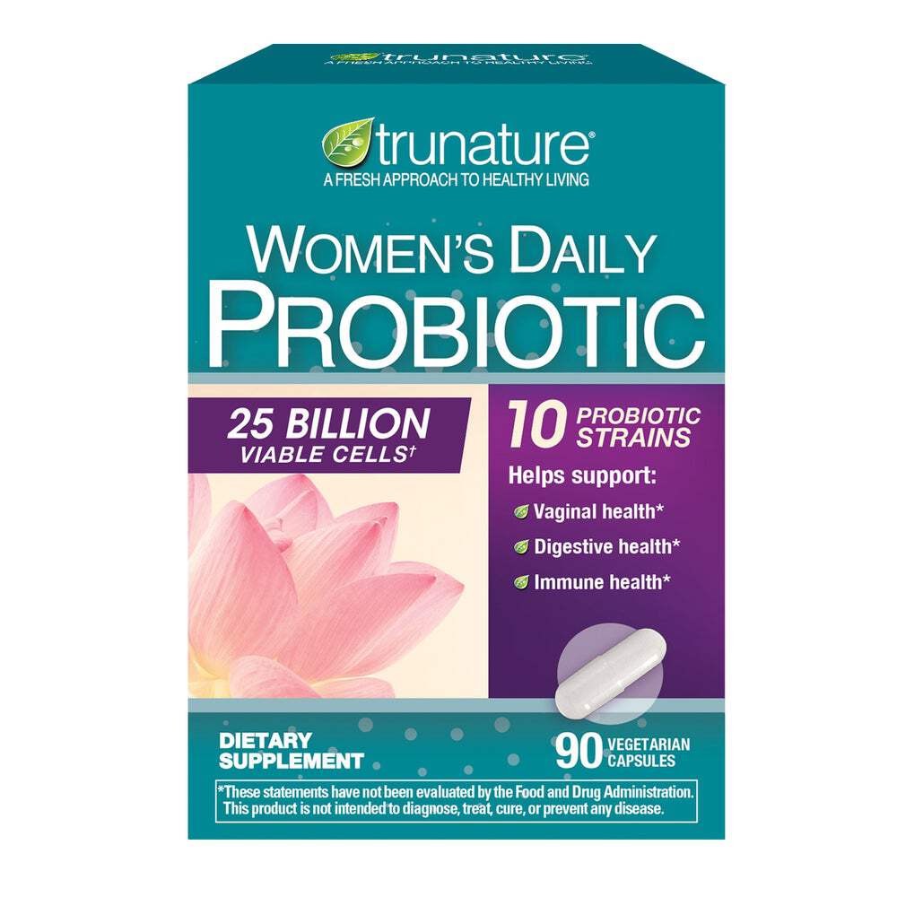 trunature Women's Daily Probiotic 25 Billion CFU 90 Capsules