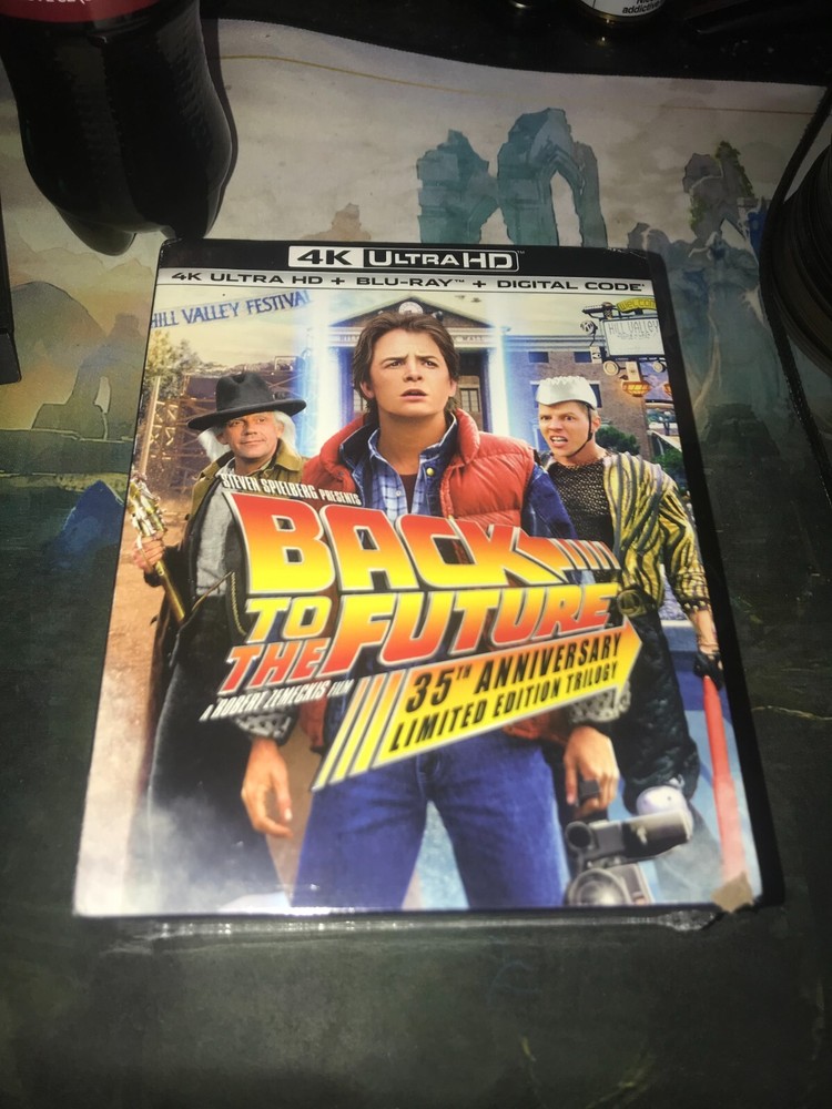 Back to the Future Trilogy 35th Anni 4K UHD Blu-Ray Digital Steelbook NEW Sealed