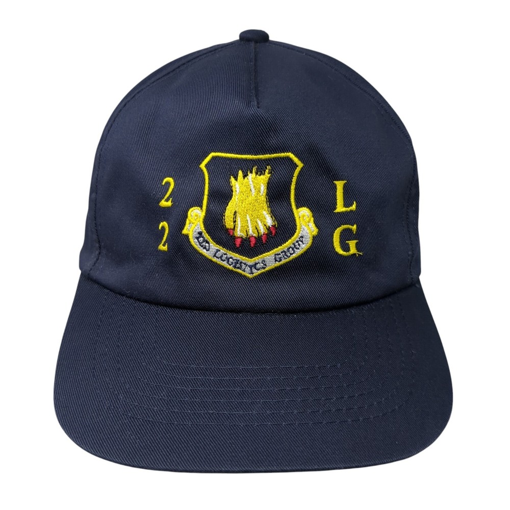 22 Logistics Group Snapback Hat Blue OSFA Solid Embroidered Sportsman-image