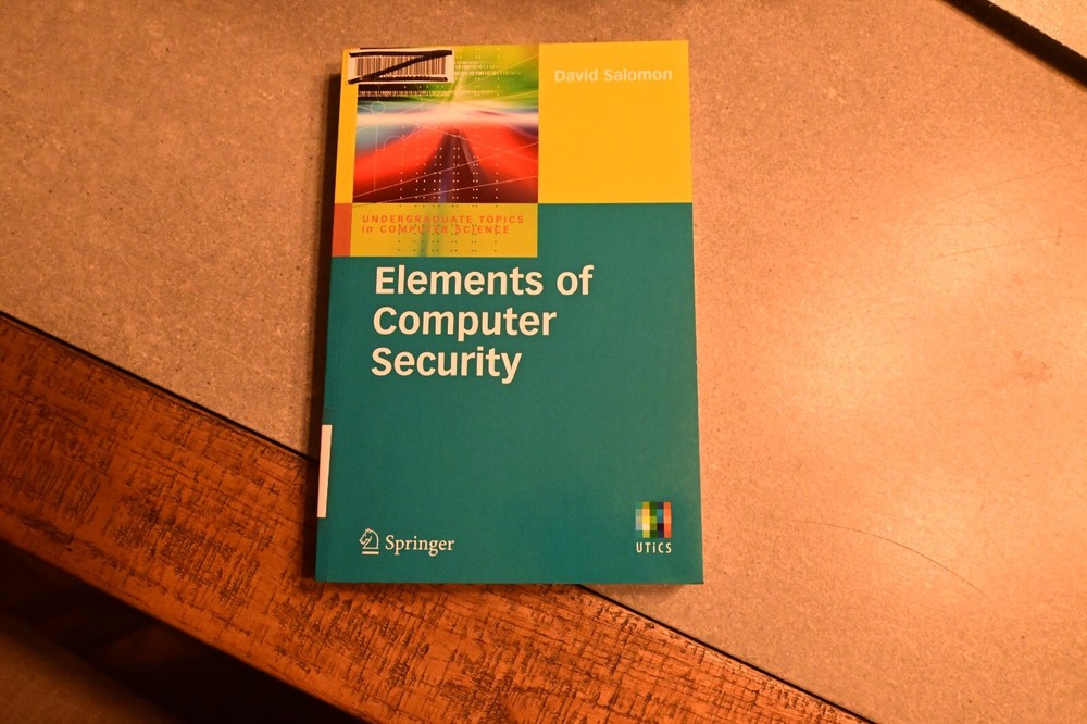 Elements of Computer Security Paperback David Salomon