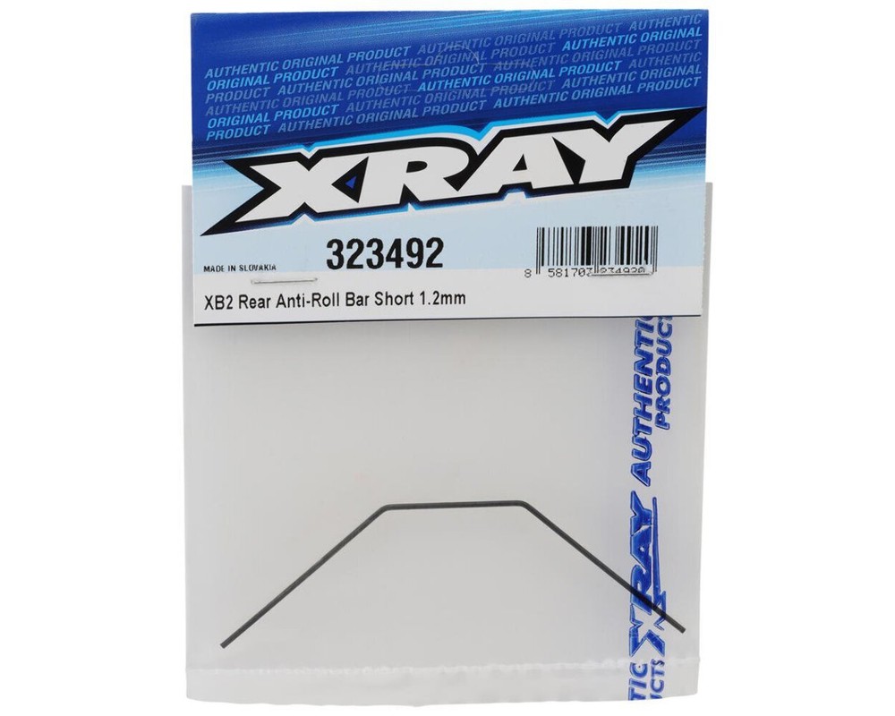 323492 Xray XB2 ANTI-ROLL BAR REAR - SHORT - 1.2 MM