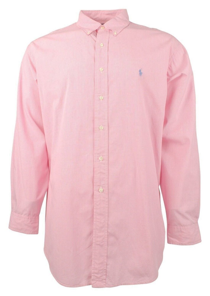 Ralph Lauren Men'sYarmouth Cotton Long Sleeve Shirt -17-34-35