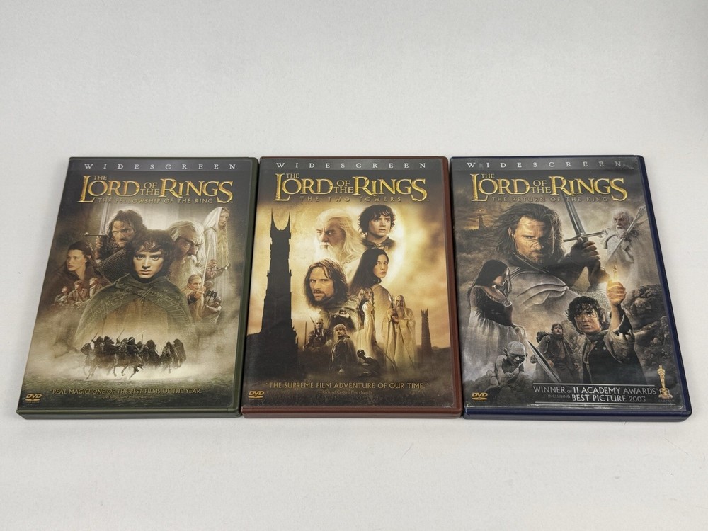 The Lord of the Rings Motion Picture Trilogy DVD 2004 6-Disc Set Widescreen
