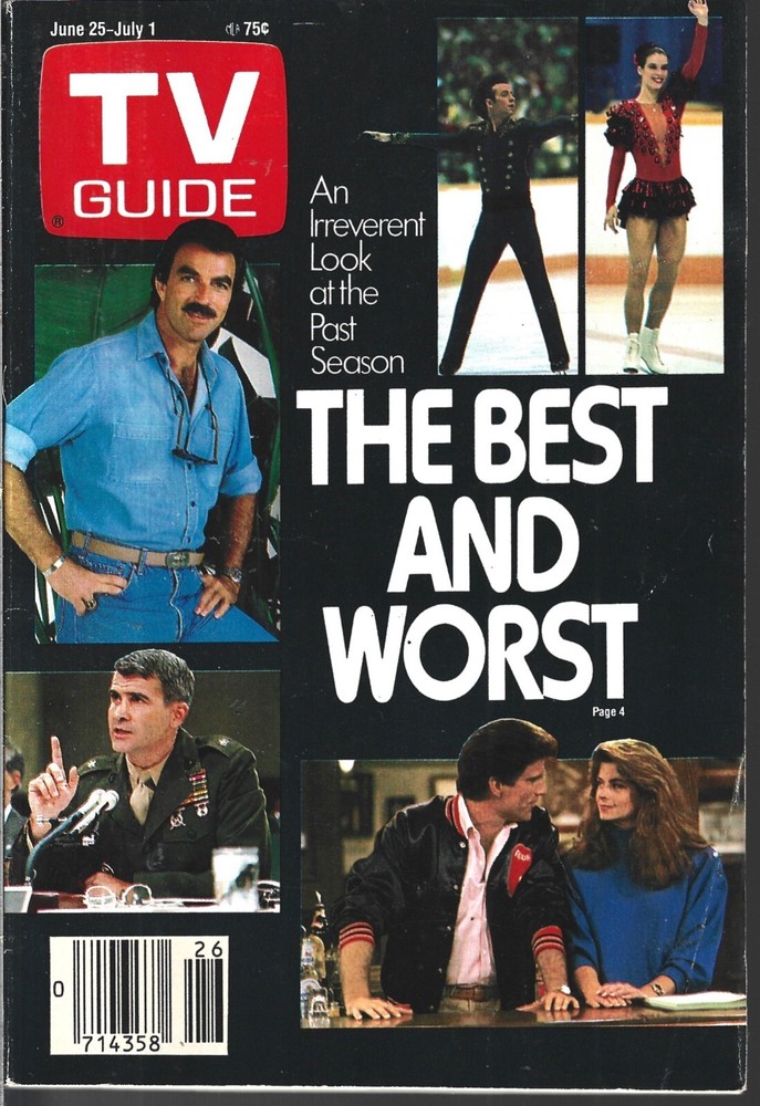 Tv Guide Magazine June 25 - July 1 1988 (Fn/Vf) Cheers, Magnum P.i.