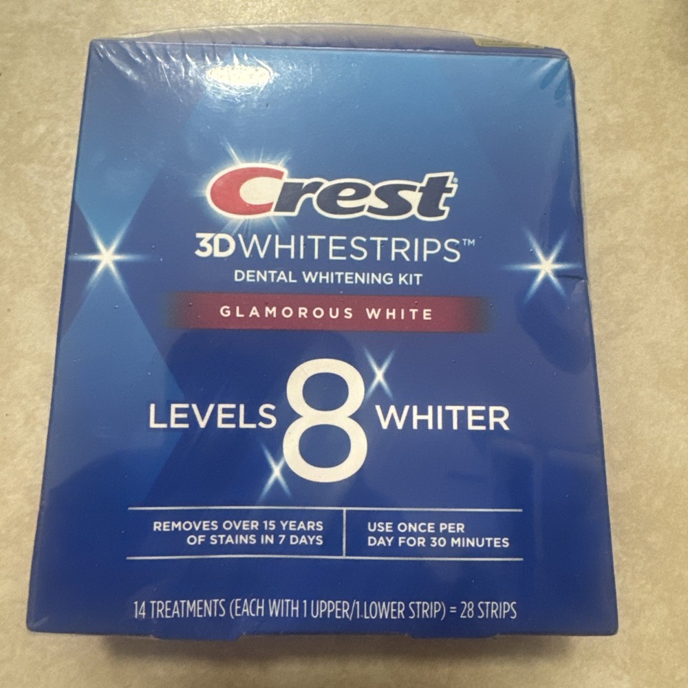 Crest 3D White Glamorous White Teeth Whitening Strips -  Exp 6/26