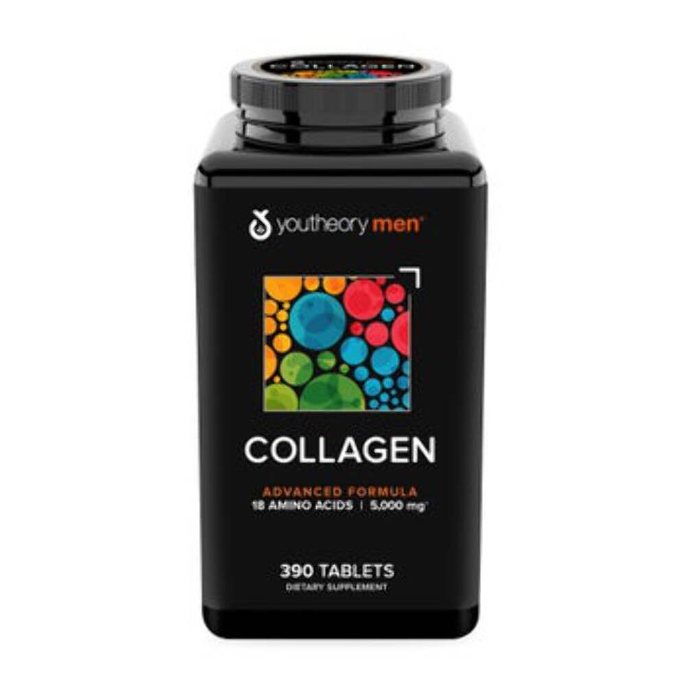 Youtheory Men's Collagen Advanced Formula with Biotin 390 Tablets