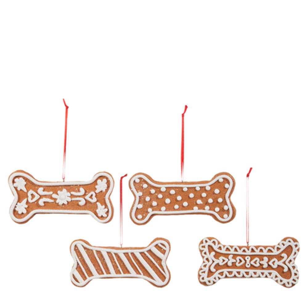 Gingerbread Dog Bone Ornament 5