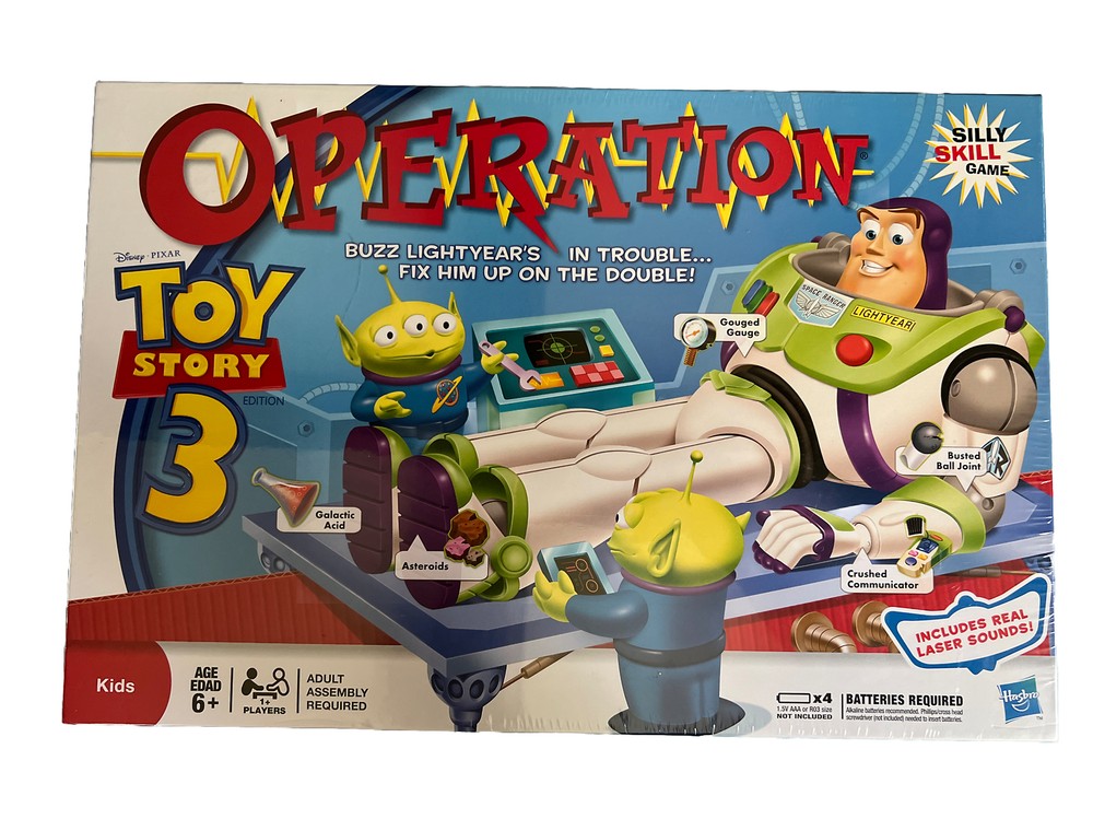 2009 Toy Story 3 Operation Game Brand New Sealed in Box-image