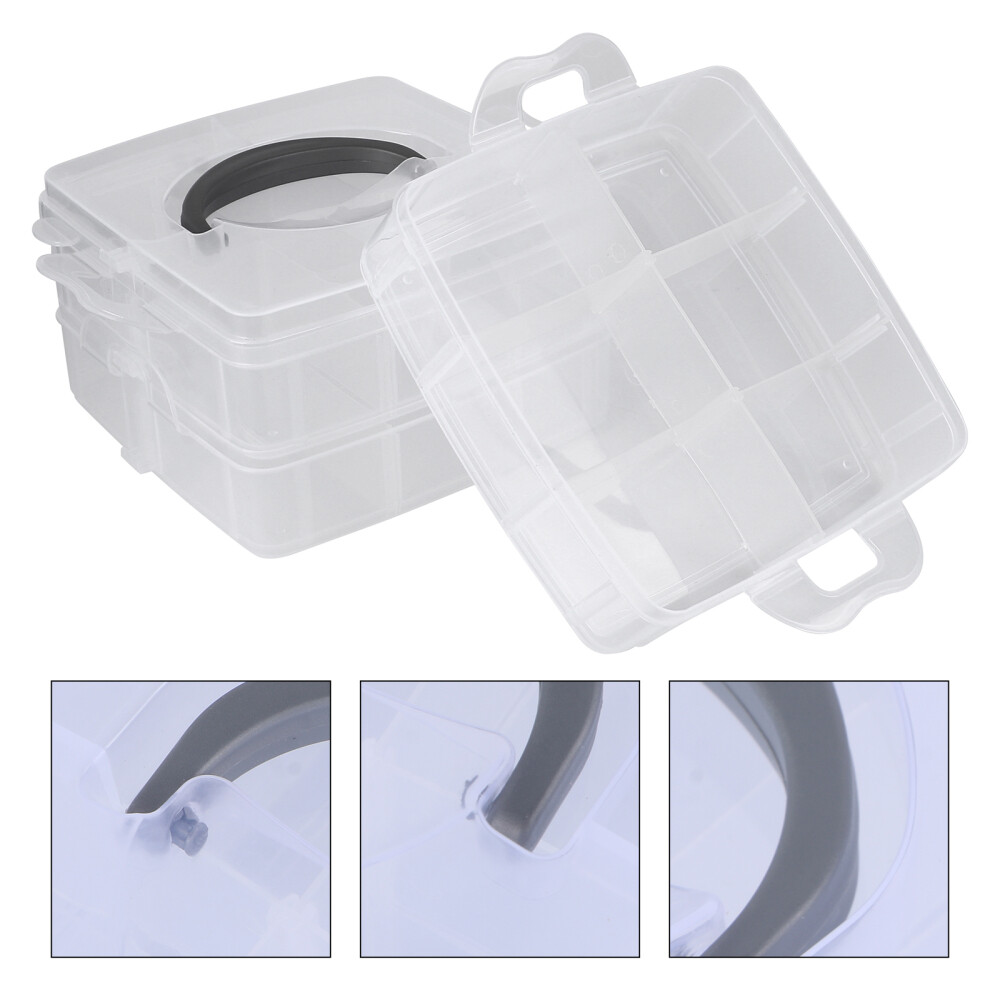 3 Layers 18 Compartments Holder Pantry Organizers and Storage