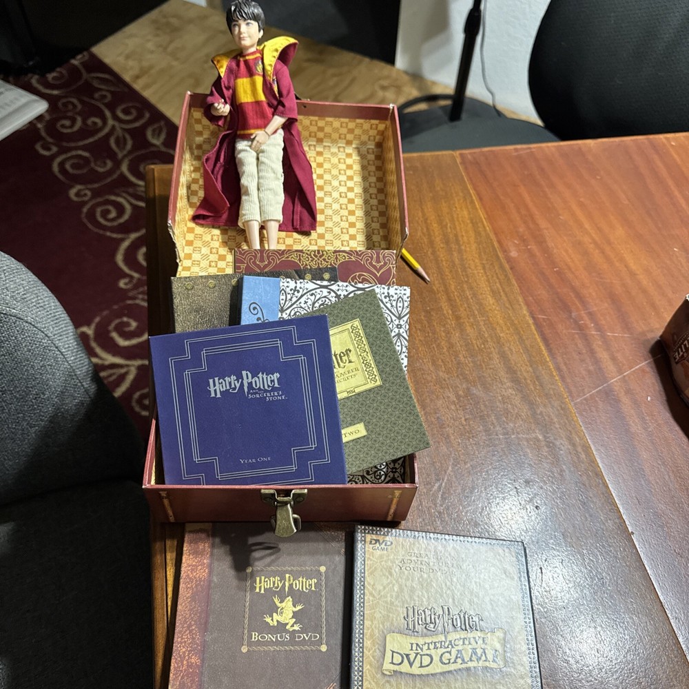 Harry Potter DVD Giftset 1-5 with Bonus Game & Surprise Doll