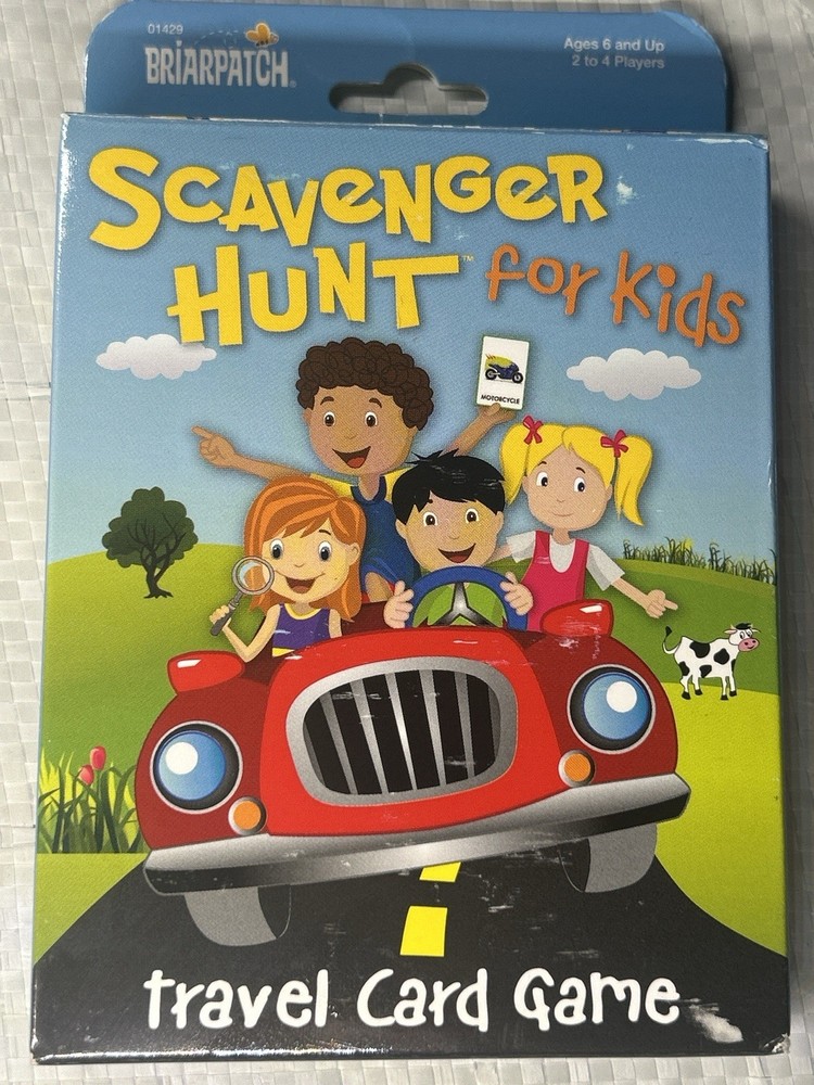 Scavenger Hunt for Kids Travel Card Game – 54 Cards – Brand New