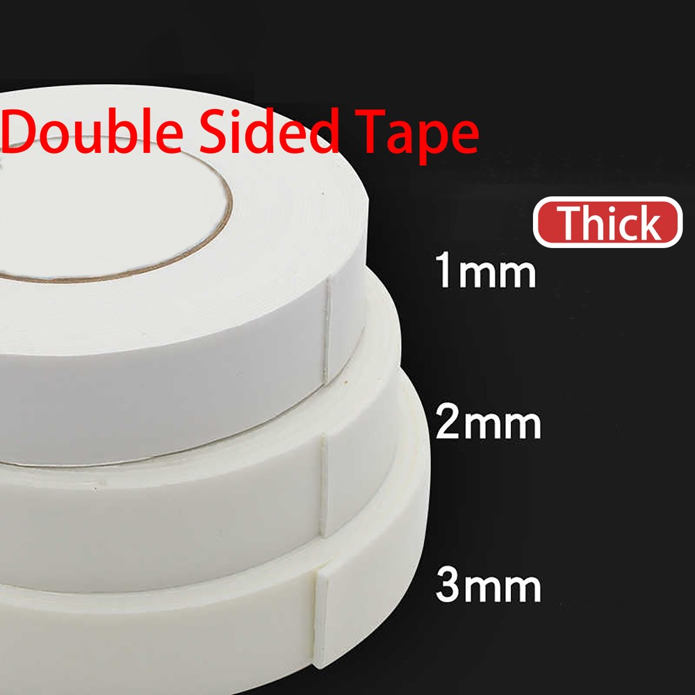 Heavy Duty Strong Double Sided Sticky Tape Foam Adhesive Craft Padded Mounting