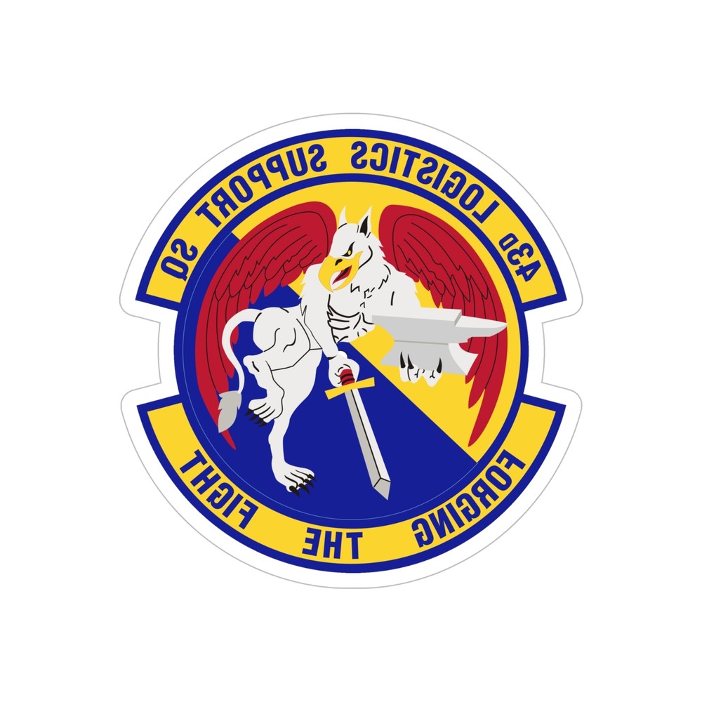43d Logistics Support Sq USAF Reverse Print Clear Sticker-image