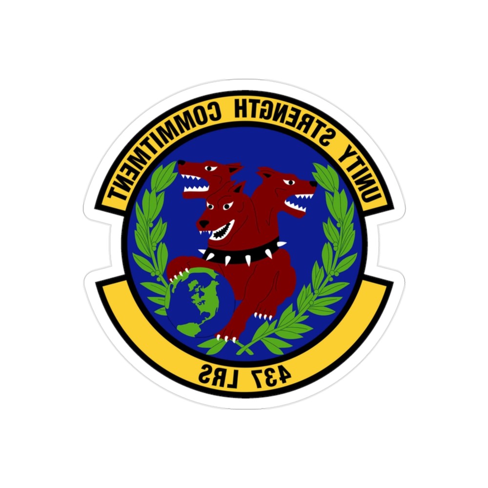 437th Logistics Readiness Sq - USAF REVERSE PRINT Transparent Sticker  -image