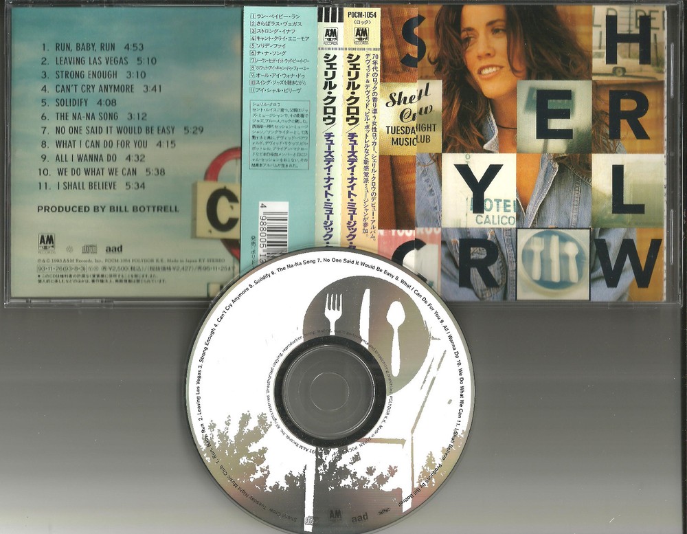 SHERYL CROW Tuesday Night LIMITED JAPAN PRESSING w/ OBI CD USA Seller POCM1054