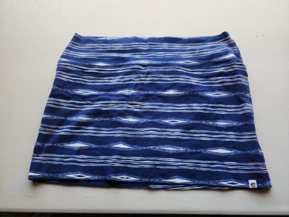 Y2K Billabong Womens Size S Small Pull On Surfer Girl Mini Fitted Skirt Blue