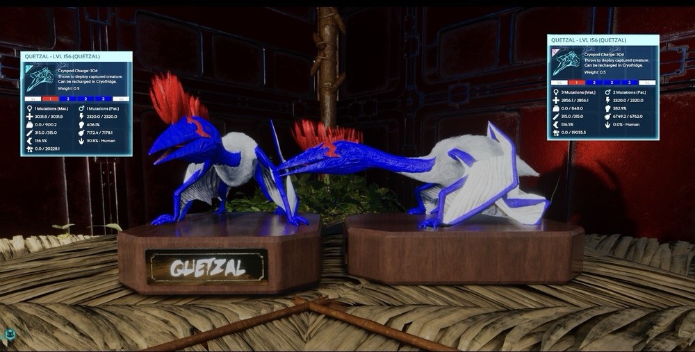 ARK Survival Ascended-Pair Red, White & Blue Patriot Dinosaur (PVE See Picture)