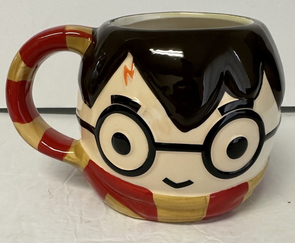 Harry Potter 3D Ceramic Face Coffee Mug 20 oz Wizarding World Cup