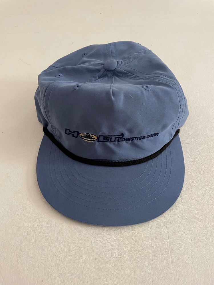 HOLT logistics Corp Adjustable Graphic Blue Snapback Hat One Size-image