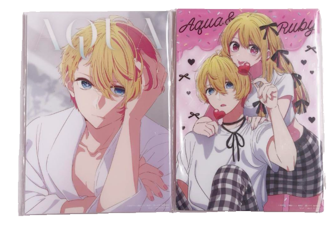 SEGA Oshi no Ko Ruby and Aqua visual board set of 2 Japan import-image