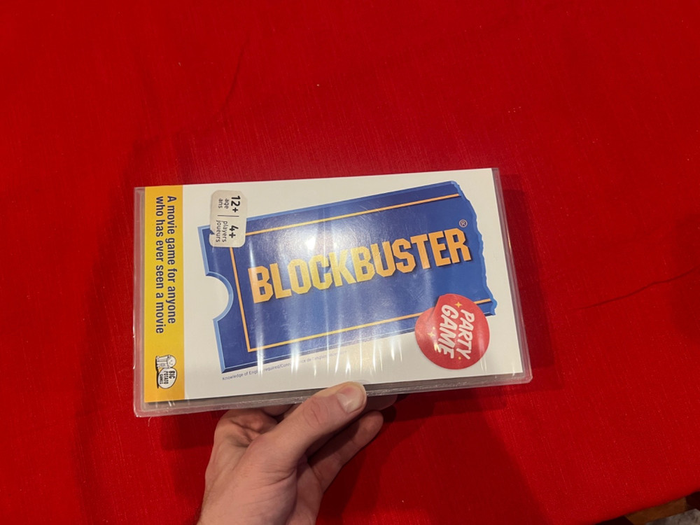 Blockbuster Party Video Store Movie Trivia Board Game Boxed In VHS Case Party