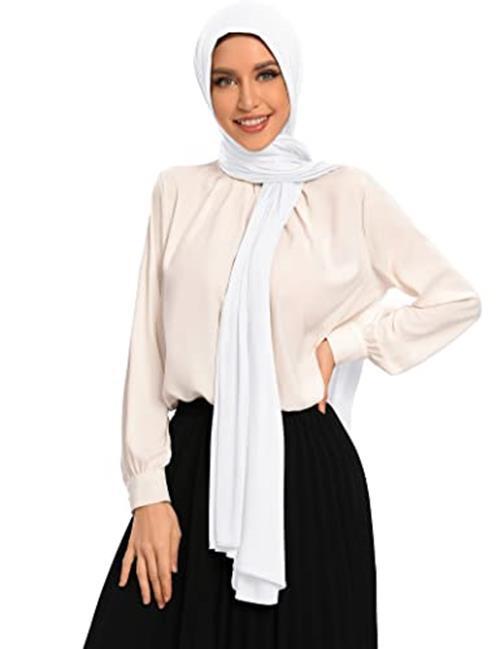Premium Cotton Jersey Hijab Scarf for Muslim Women – Soft & Breathable