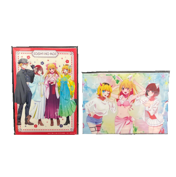 SEGA Oshi no Ko Ruby Aqua Kana Memcho 2-Piece Visual Board Set-image