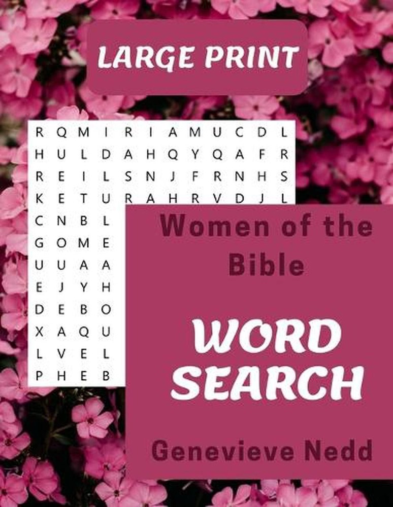 Word Search: Women of the Bible by Genevieve Nedd (English) Paperback Book