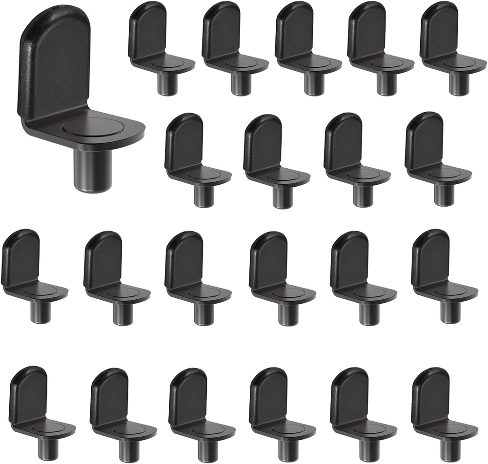 Shelf Pins, Glass Supports Furniture Cabinet Closet Bookcase Shelf Bracket-Style