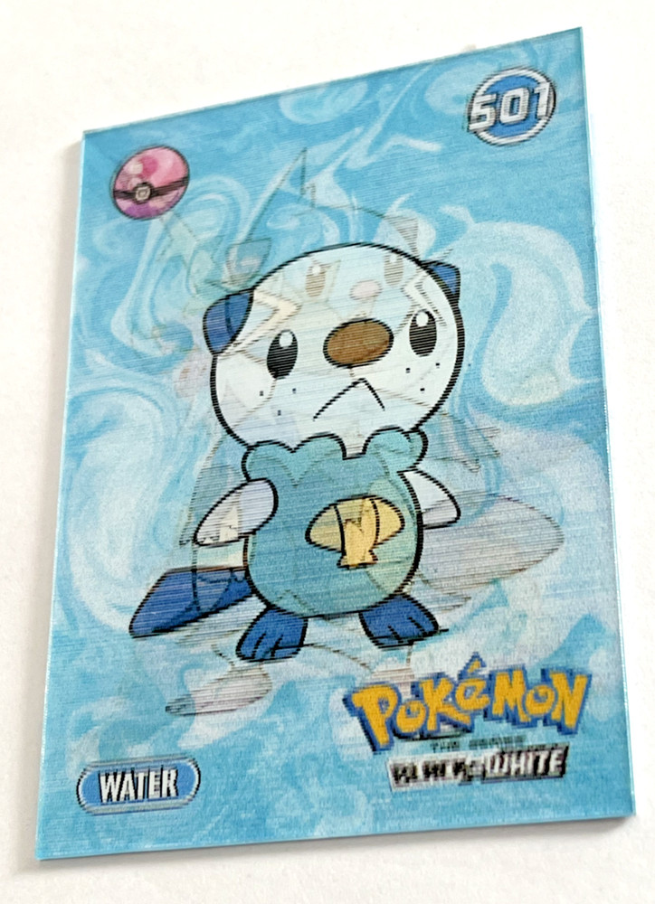 2024 POKEMON 3D Galactic Card #15 OSHAWOTT DEWOTT SAMUROTT Peru Lenticular
