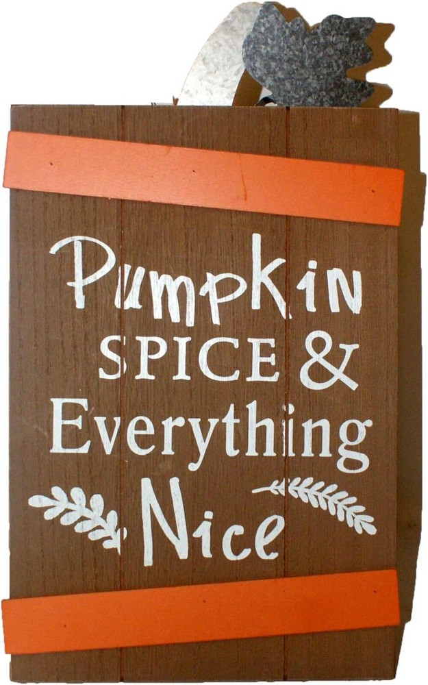 32506 - Pumpkin Spice Fall Plaque 15