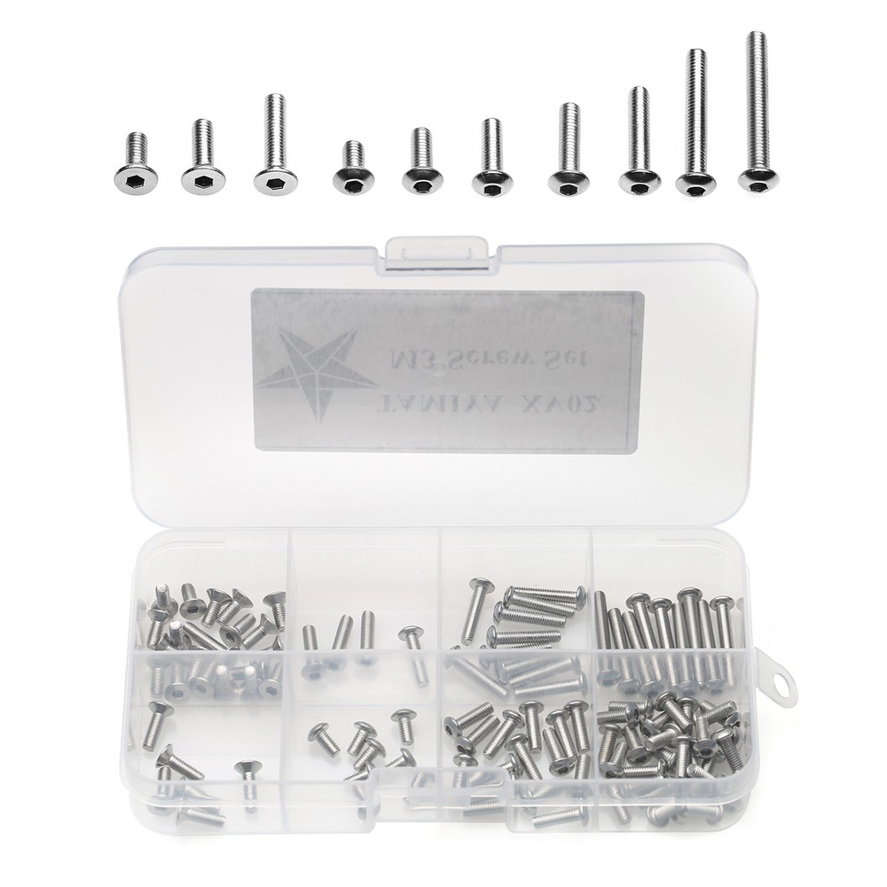 TAMIYA XV02 RC Truck Crawler M3 Hex Screw Kit for RC Car Upgrades