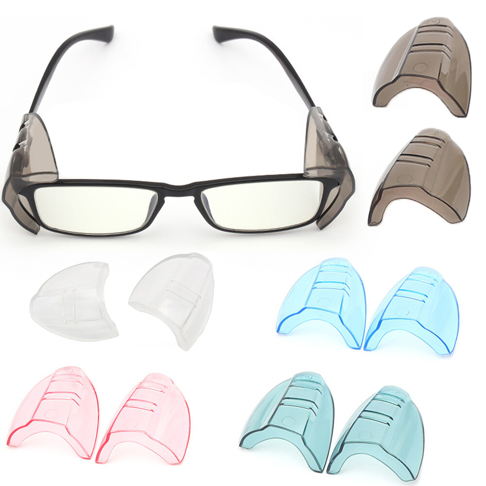 1Pairs Side Shields For Eye Glasses Slip On Safety Glasses Shield Universal †